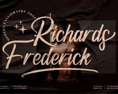 Richards Frederick font