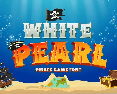 White Pearl font