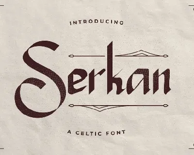 Serkan Free Trial font