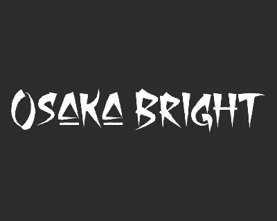 Osaka Bright Demo font