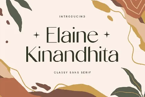 Elaine Kinandhita font