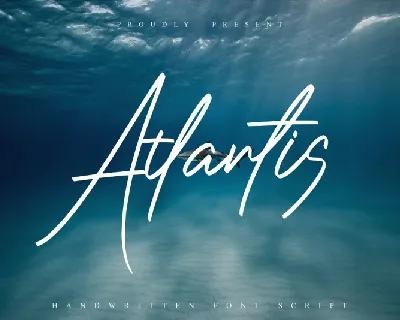 Atlantis font