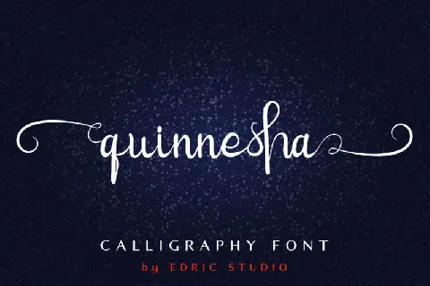 Quinnesha Script font