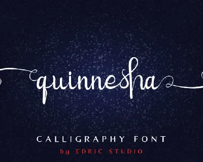 Quinnesha Script font