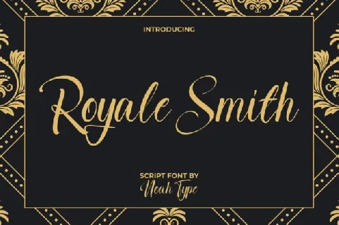 Royale Smith Script font