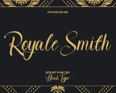 Royale Smith Script font