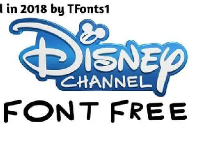 Disney Channel font