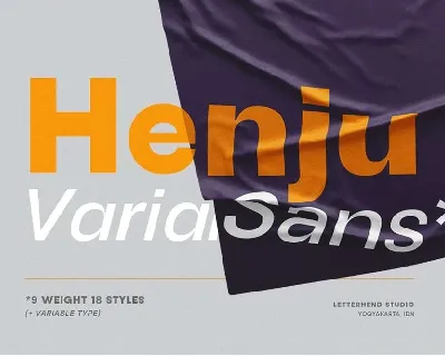 Henju font