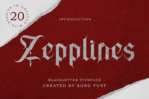 Zepplines Typeface font