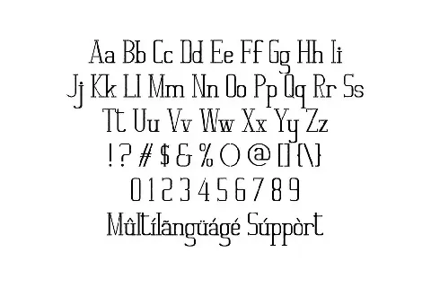 Moderate Demo font