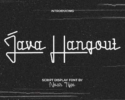 Java Hangout Demo font