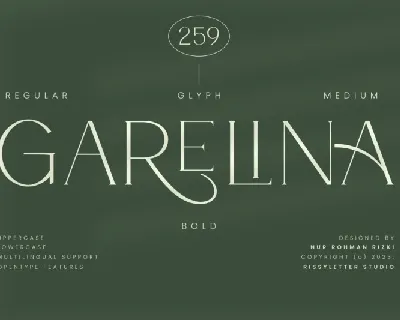Garelina font