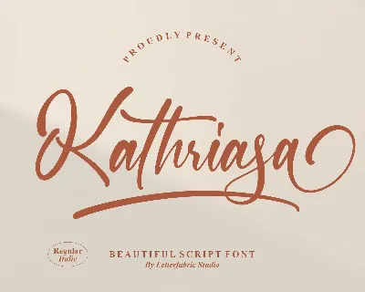 Kathriasa font