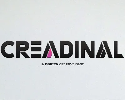 Creadinal font