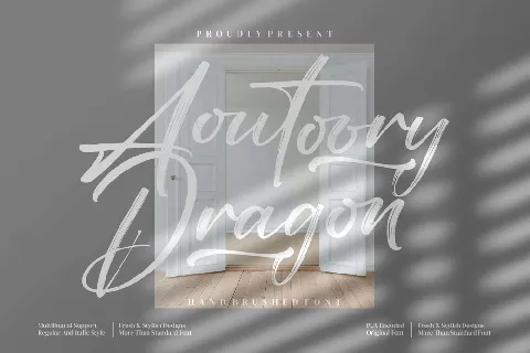 Aoutoory Dragon font