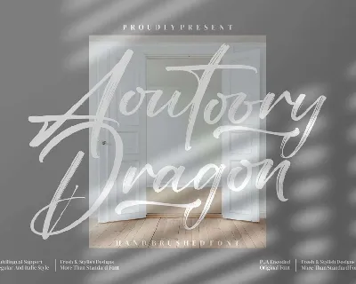 Aoutoory Dragon font