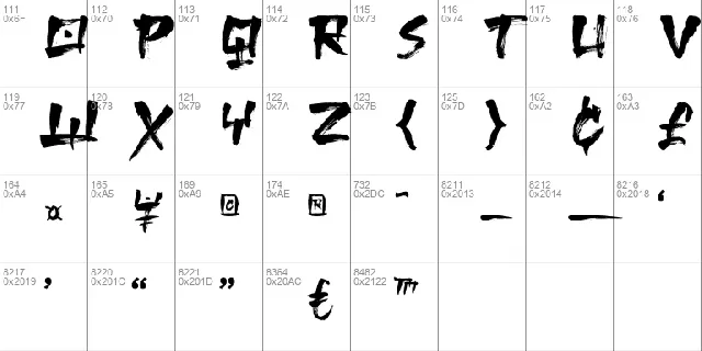 Osake font