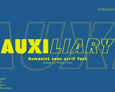 Auxiliary font