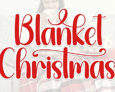 Blanket Christmas Script font