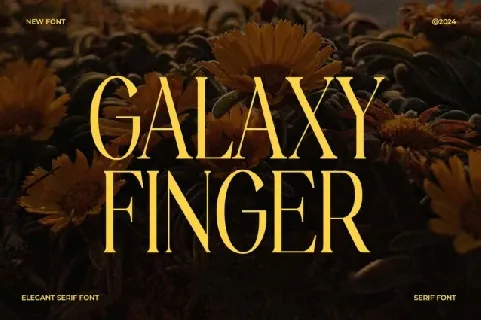 Galaxy Finger font