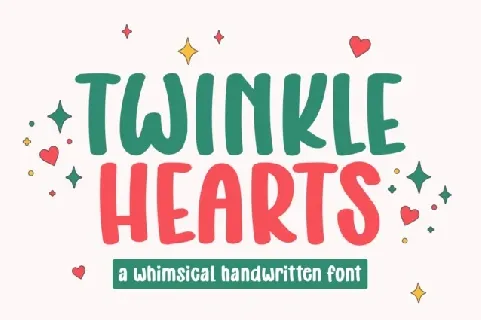 Twinkle Hearts font