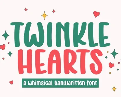 Twinkle Hearts font