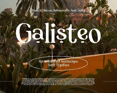 Galisteo font