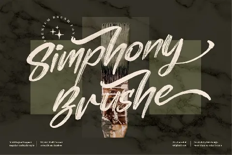 Simphony Brushe font