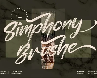 Simphony Brushe font