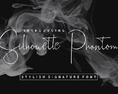 Silhouette Phantom font