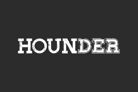 Hounder Demo font