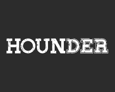 Hounder Demo font