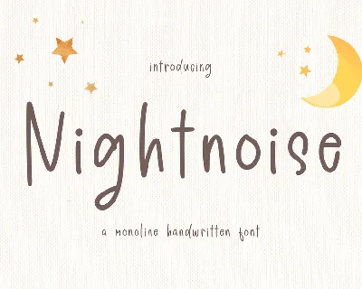 Nightnoise font