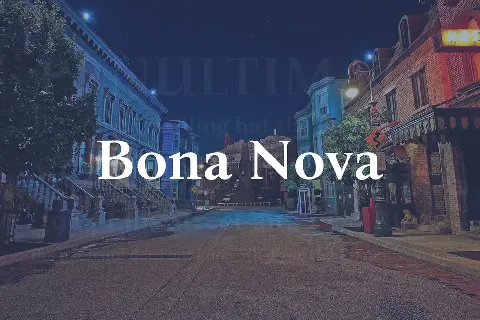 Bona Nova font