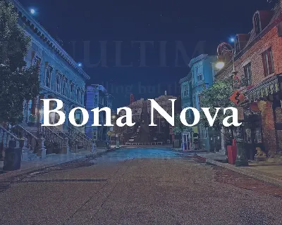 Bona Nova font