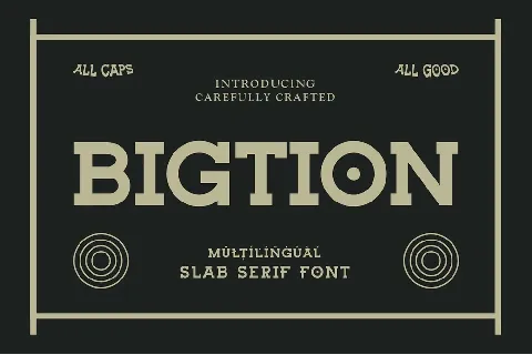 Bigtion font