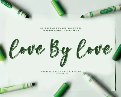 Love By Love Script font