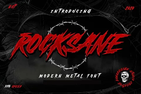 Rocksane font