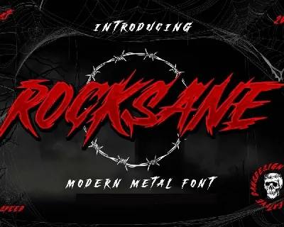 Rocksane font