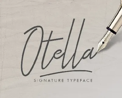 Otella Signature Free font