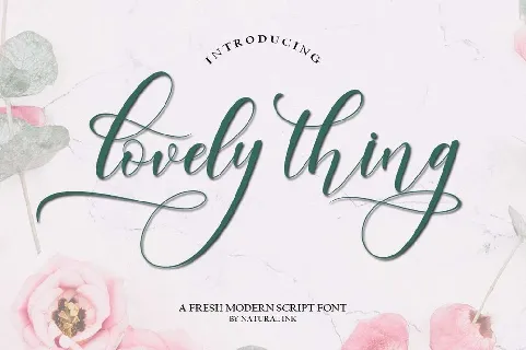 Lovely Thing font