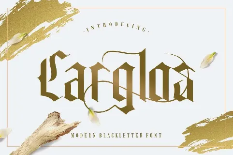 Carglos Blackletter font