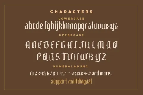 Carglos Blackletter font