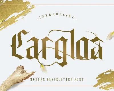 Carglos Blackletter font