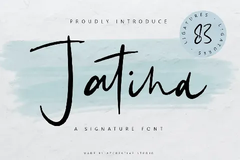 Jatina Script font