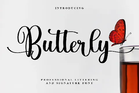 Butterfly Script Typeface font