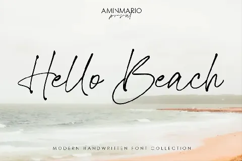 Hello Beach font