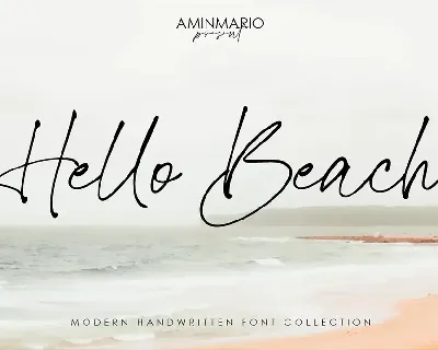 Hello Beach font