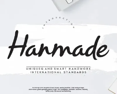 Hanmade Script font