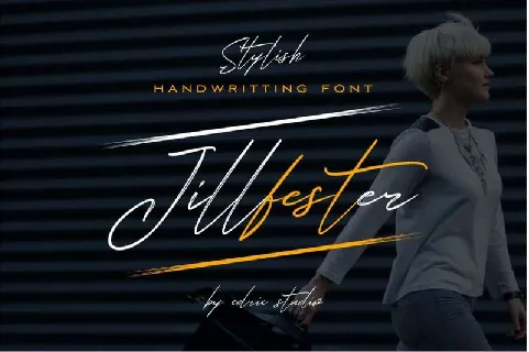 Jillfester Brush font